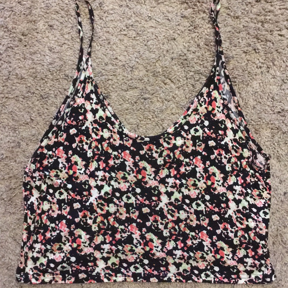 H&M floral crop top